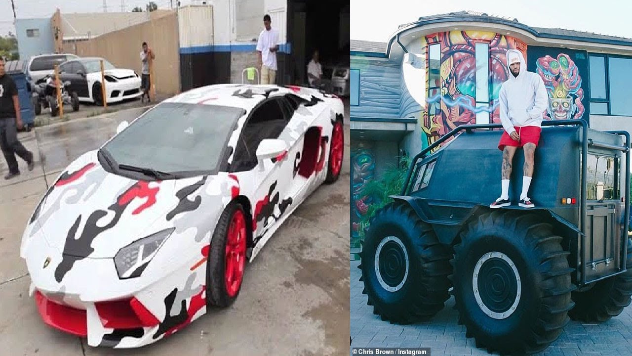 CHRIS BROWN E OS SEUS CARROS CUSTOMIZADOS