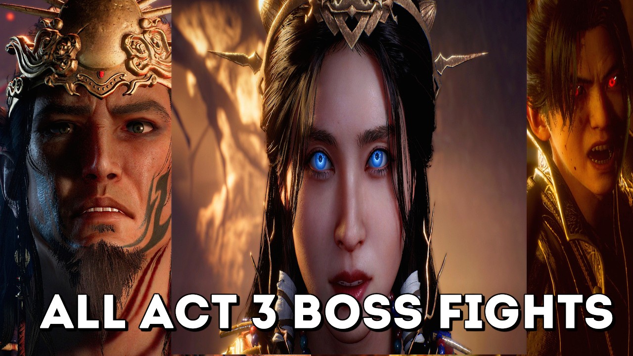 Nioh 3 All Act 3 Boss Fights | Nioh 3 All Antiquity & Return To Edo Boss Fights and Ending