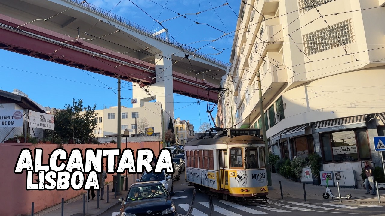 Você Caminharia Aqui? Descobrindo Alcântara a Pé | LISBOA 🇵🇹 4K