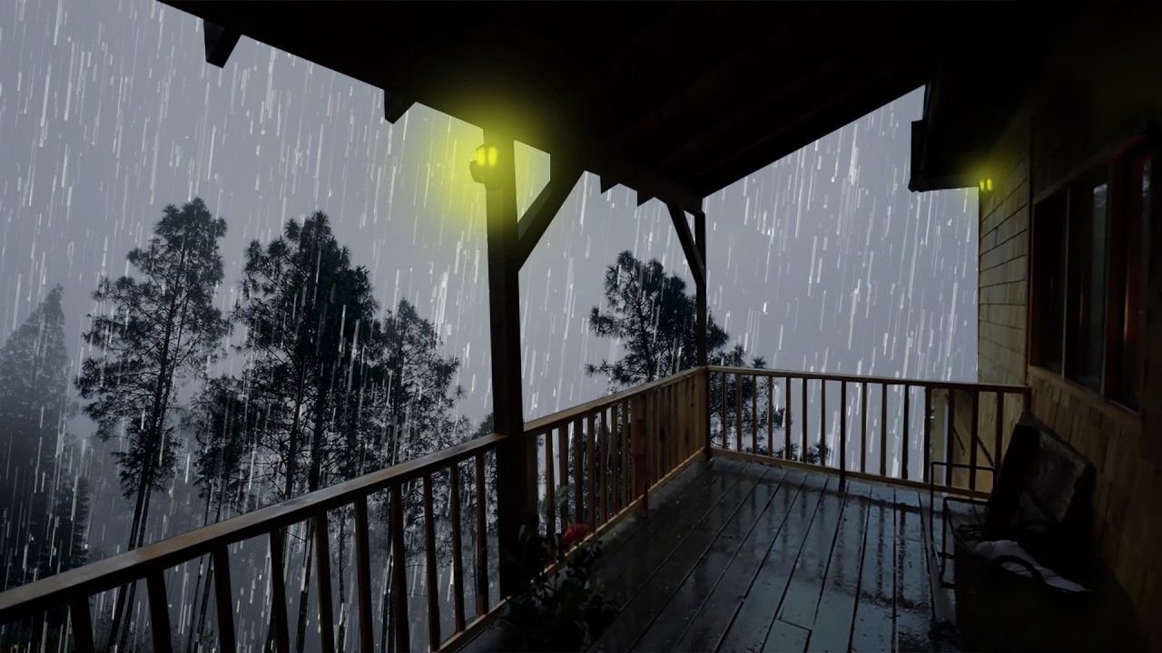 Lluvia Relajante Para Dormir - Sonido de Lluvia y Truenos - Rain Sound for Sleeping, ASMR 207