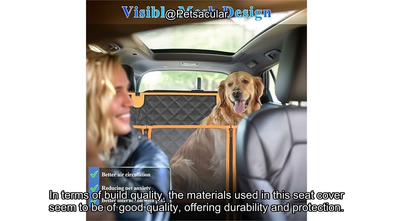 Dog Car Seat Cover Review: Worth the Investment for Travel & Pet Safety?