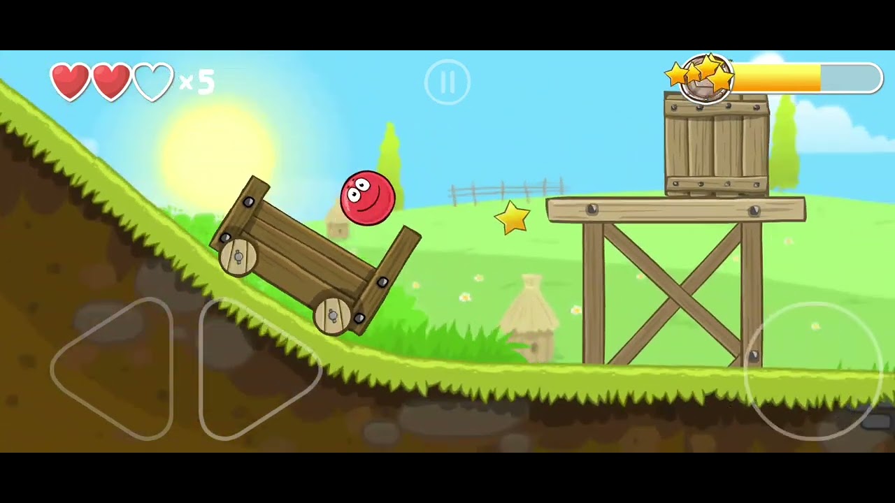 Parte 1 jugando la bolita roja