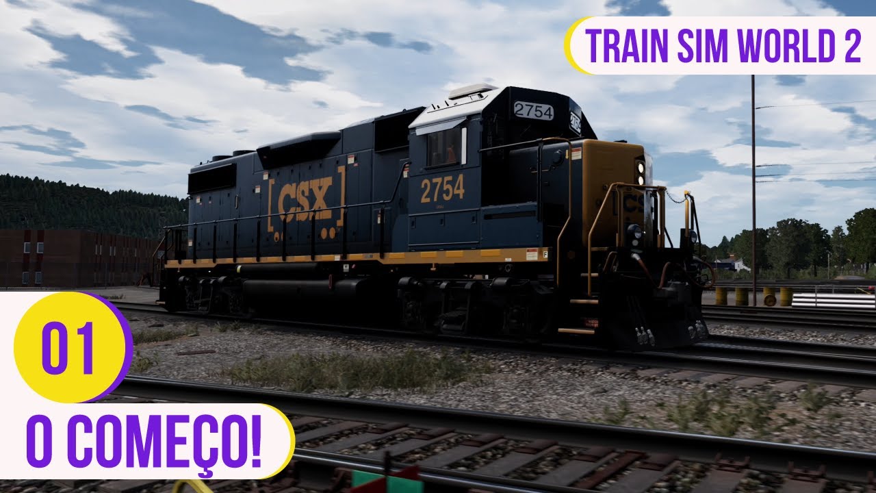 4K - Simulador de trem para PS4 e Xbox One | Train Sim World 2 (Ep. 01)