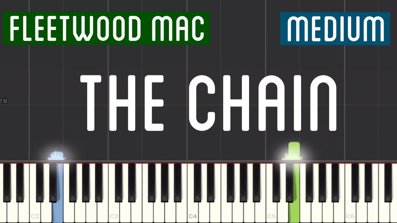 Fleetwood Mac - The Chain Piano Tutorial | Medium