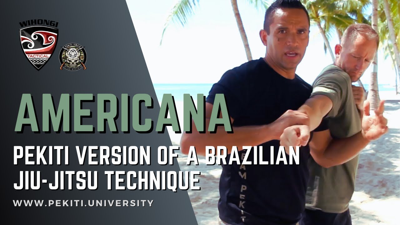 AMERICANA | Pekiti Tirsia Kali Takedown Version of a Brazilian Jiu-Jitsu Technique