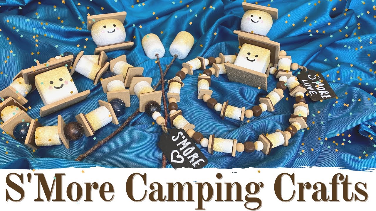 Crafted By Corie's Minis Challenge/ S'More Camping Theme Crafts Made From Mostly DollarTree Items