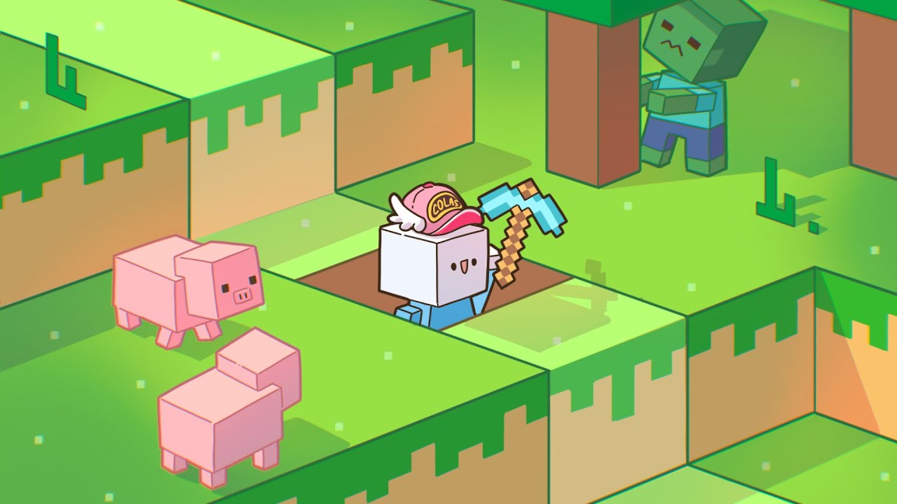 je suis coincé sur 1 bloc de large dans Minecraft
