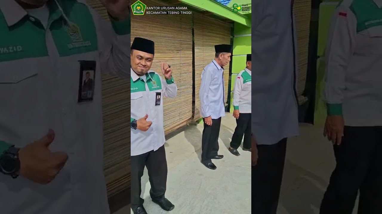 KUA Kec. Tebingtinggi Berbagi dalam kegiatan HAB Kemenag ke 80