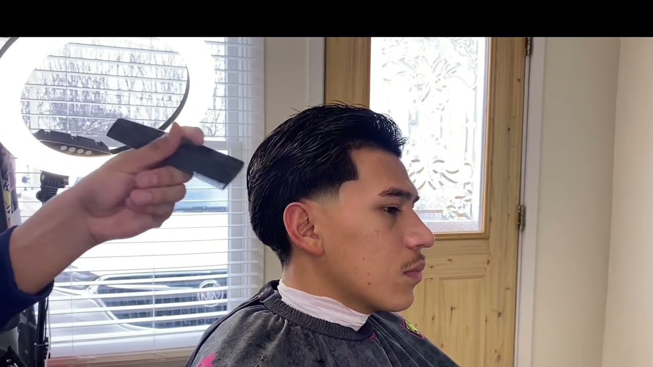 HOW TO DO A FLAWLESS LOW/MID TAPER FADE ON A SLICK BACK - STEP BY STEP TUTORIAL 