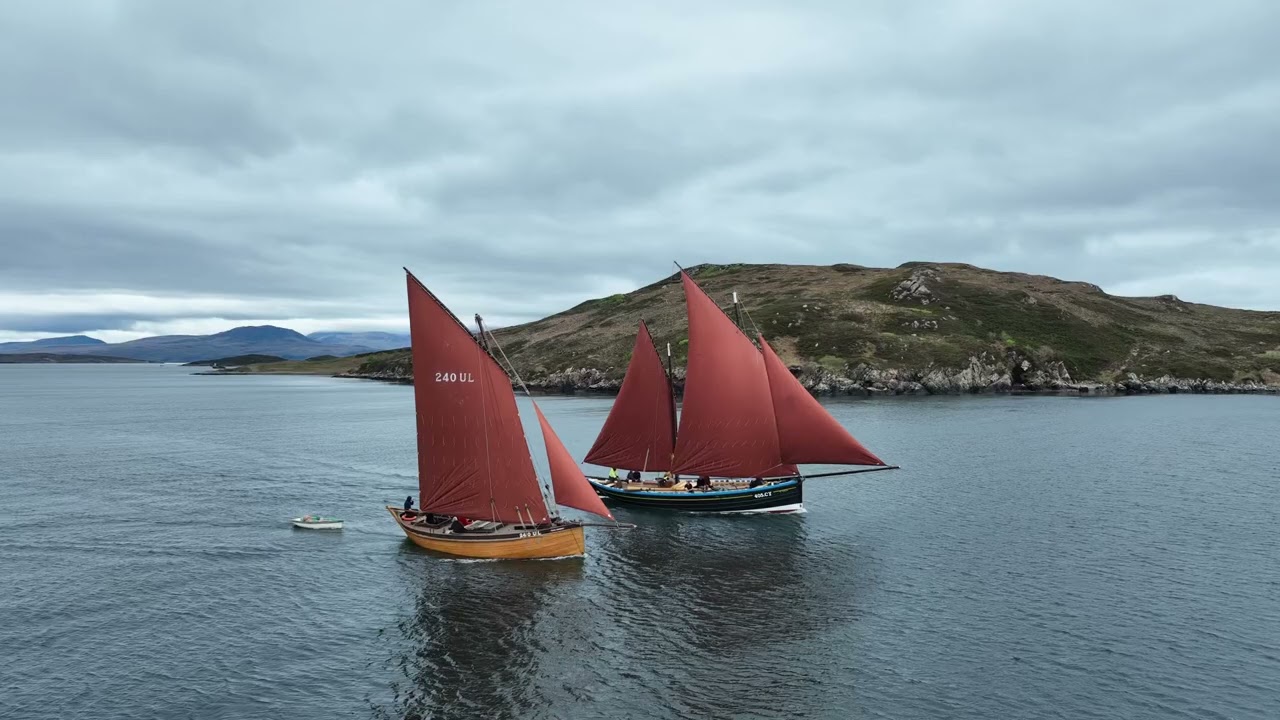 Clan Gordon and St.Vincent sail together. Scotland