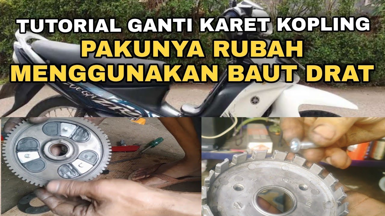 TUTORIAL GANTI KARET KOPLING‼️PAKUNYA DI RUBAH MENGGUNAKAN BAUT DRAT@PPM Channel