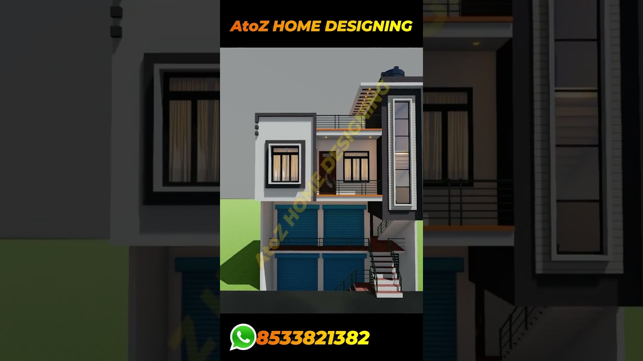 Besment Shop With House Plan