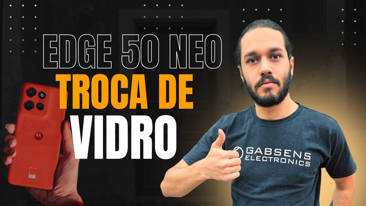 Troca de vidro do Edge 50 NEO e mantendo a tela original