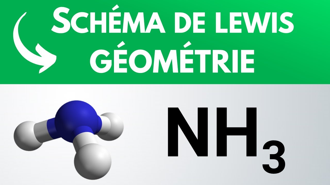 Géométrie et schéma de Lewis | NH3 ammoniac | Physique-Chimie