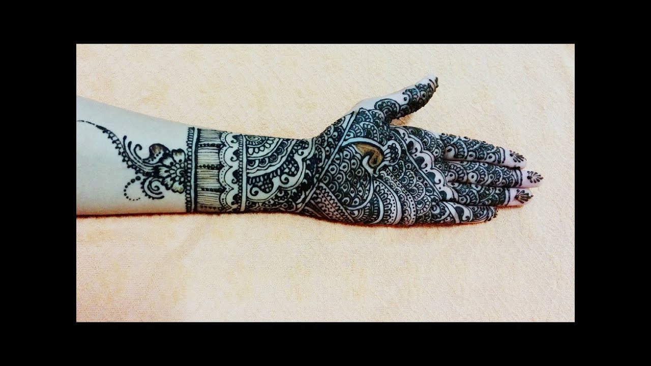 Best Full hand bridal Mehendi design in steps - henna design for Diwali,Ramjan eid mehendi