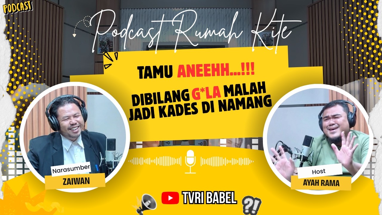 Nolak Miliaran Demi Hutan! Kisah Kades sulap sawah Namang jadi VIRAL !!! | Podcast Rumah Kite