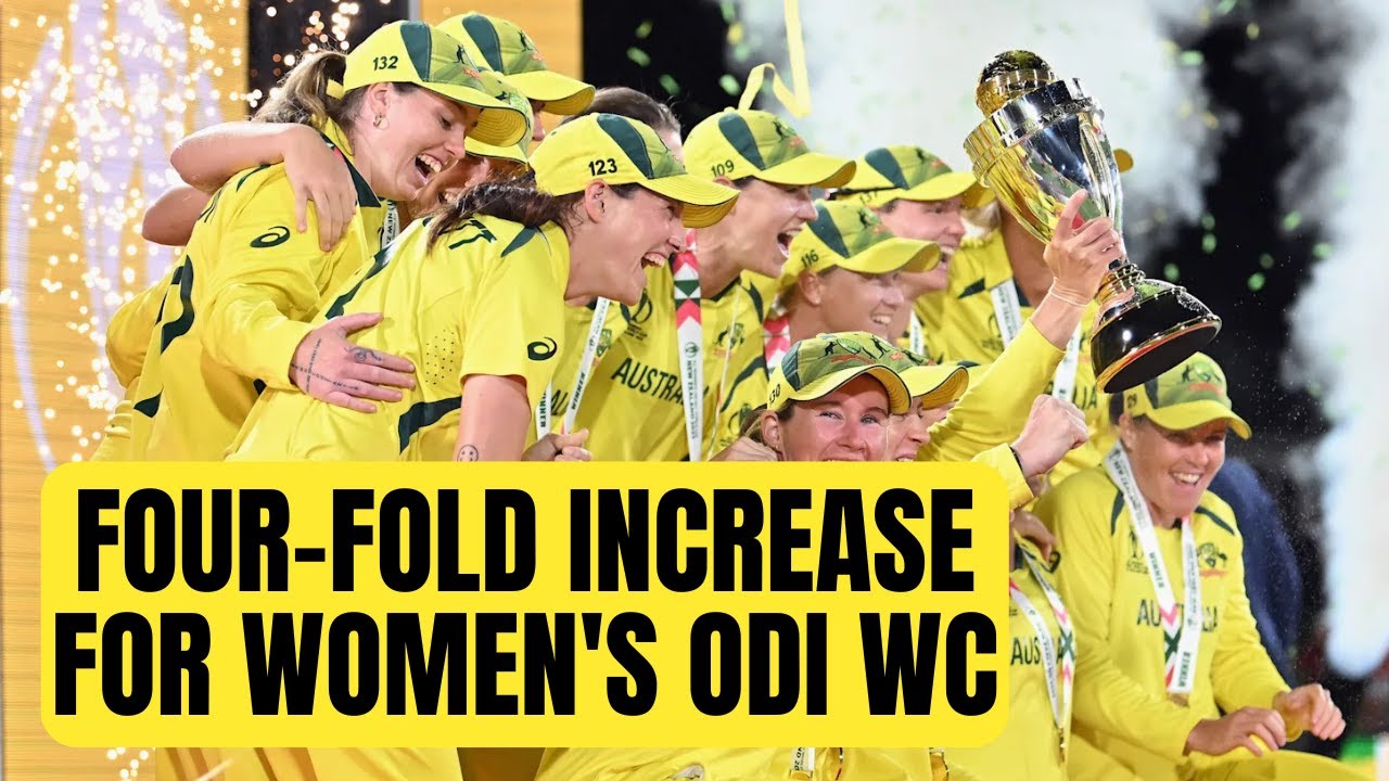ICC Women's ODI WC 2025 to have a prize pool of USD 13.88 million, 2 million more than Men's WC