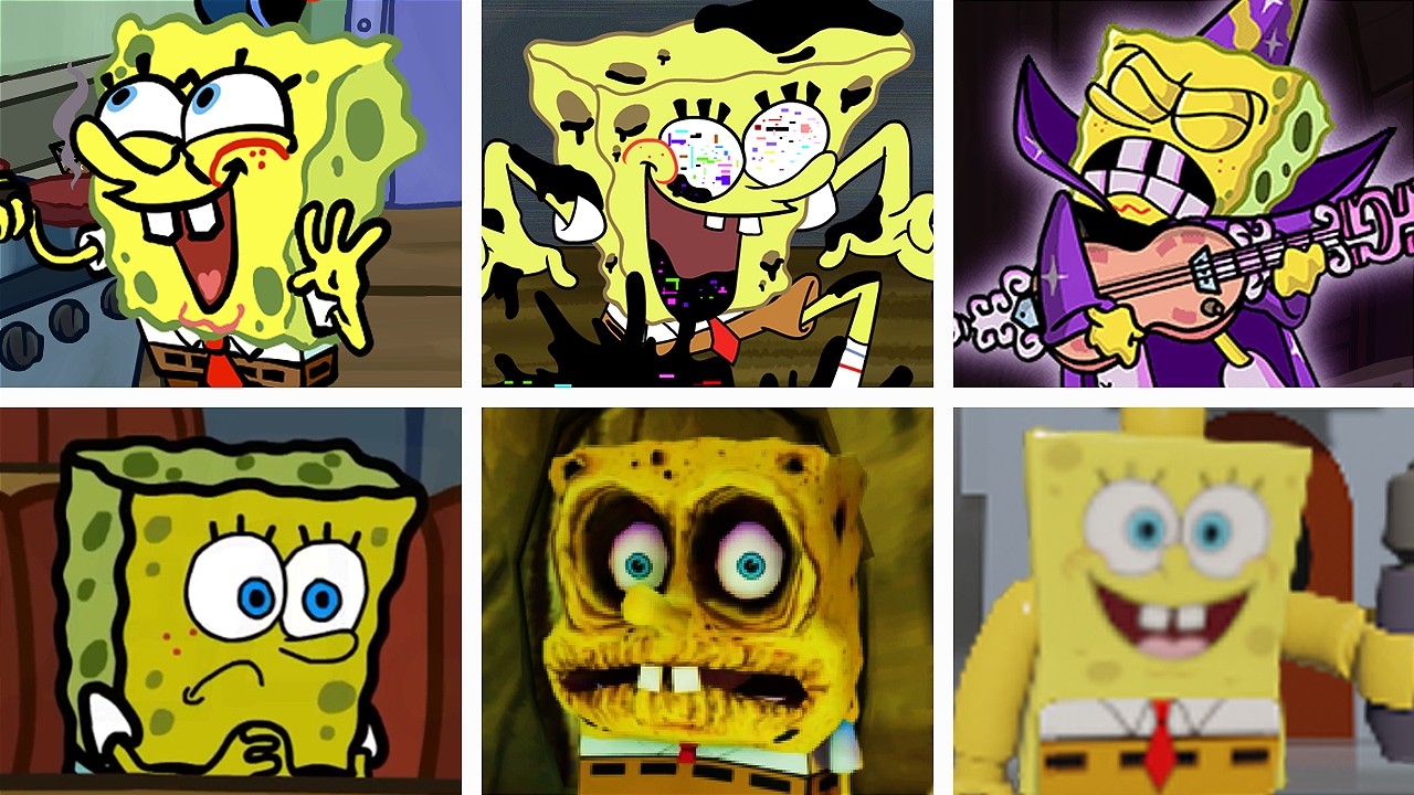 ALL Spongebob FNF Mods 🎶 (Krusty Karoling, Dehydrated, Pibby)