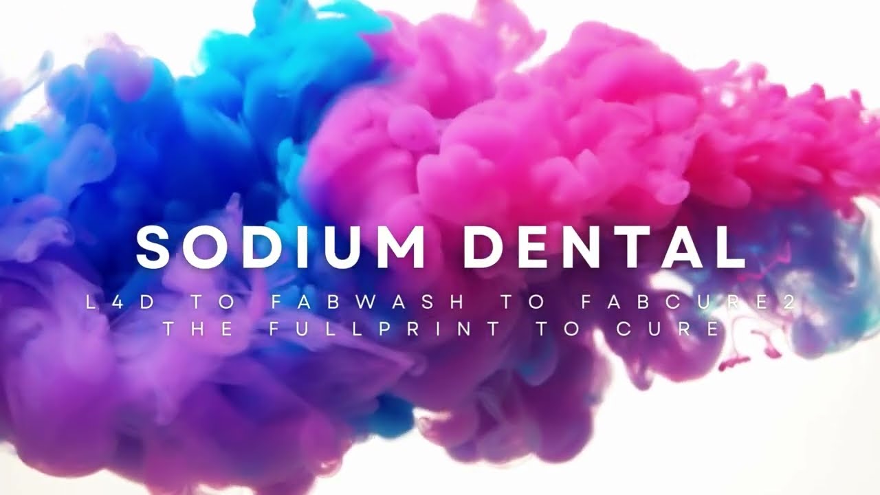 Print, Wash and Cure - 3D Printing with Shining L4D, FabWash, & Fabcure 2 | Sodium Dental