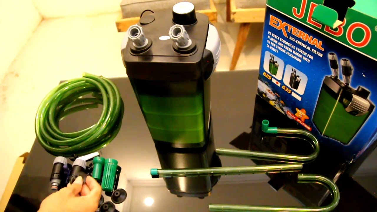 Unboxing Filter Canister Jebo 625 video detil dengan perakitan