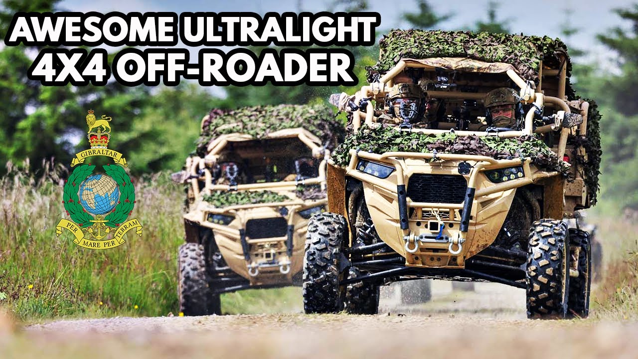 Представляем новые быстрые и маневренные легкие машины MRZR-D4 для Королевской морской пехоты