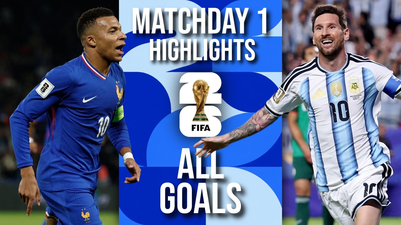 ALL 75 GOALS | FIFA World Cup 2026 Matchday 1 Highlights🔥