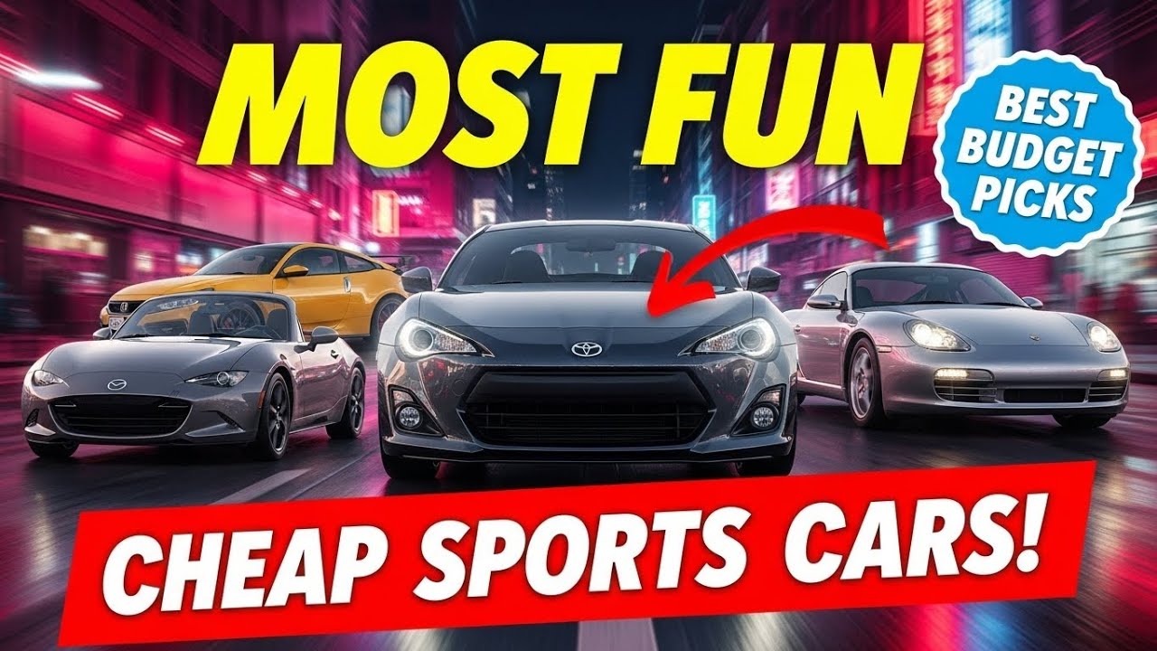 The MOST Fun Sports Cars You Can Buy CHEAP! (Best Budget Picks)