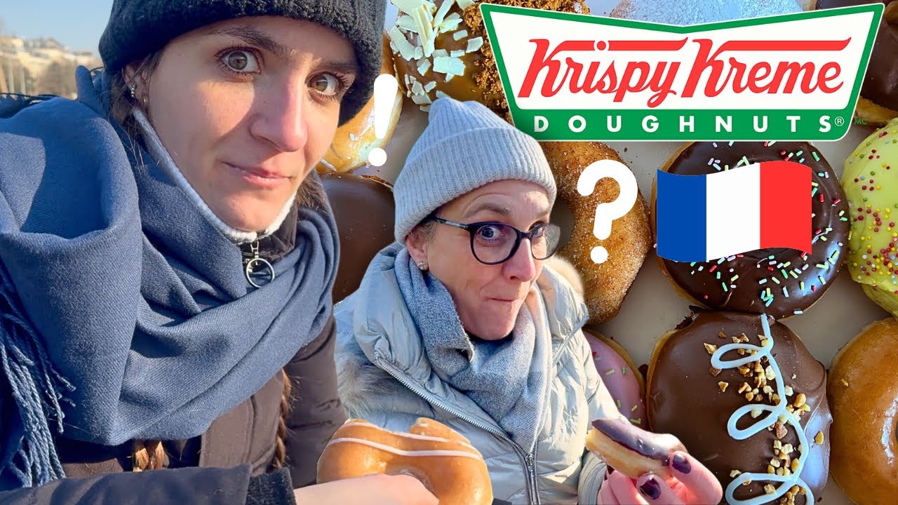 Trying Krispy Kreme for the First Time with my French Mom 🍩🇫🇷