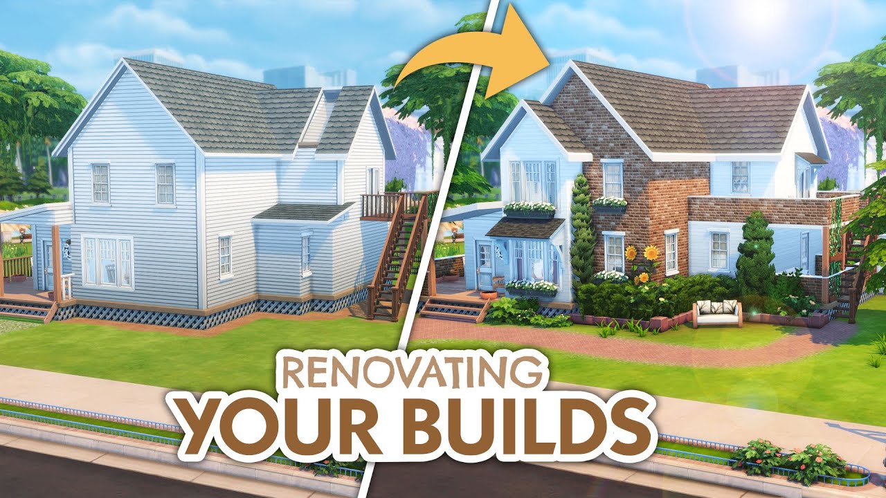 Old Farmhouse Reno // The Sims 4 Speed Build: #RenoMeGryphi