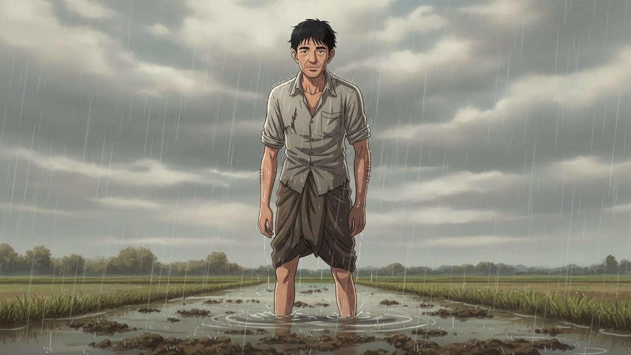 A Farmer&rsquo;s Life After Rain | Calm & Emotional ASMR Cartoon