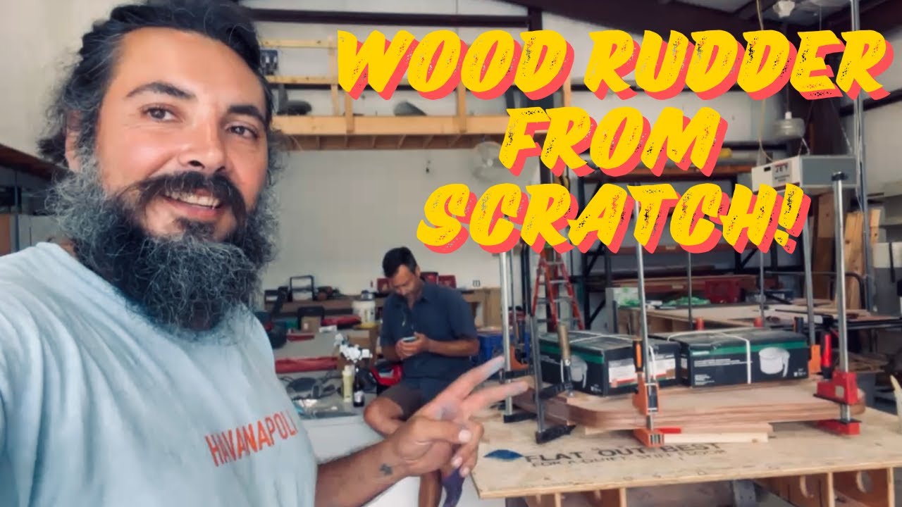 Building a New Wooden Rudder for Our Sailboat | Step-by-Step DIY Guide