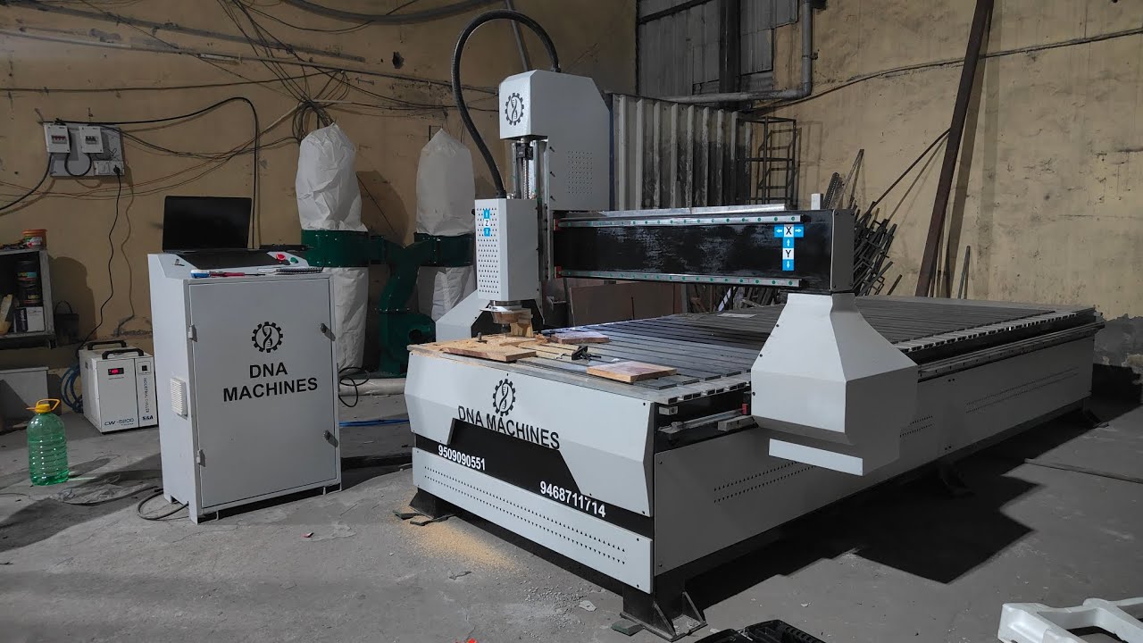 Wooden Router With Servo Motor & Drive & Dust Collector #cncmanufacturing #cnc #router #machine #DNA