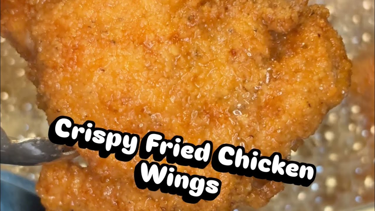 Crispy Fried Chicken Wings ✨