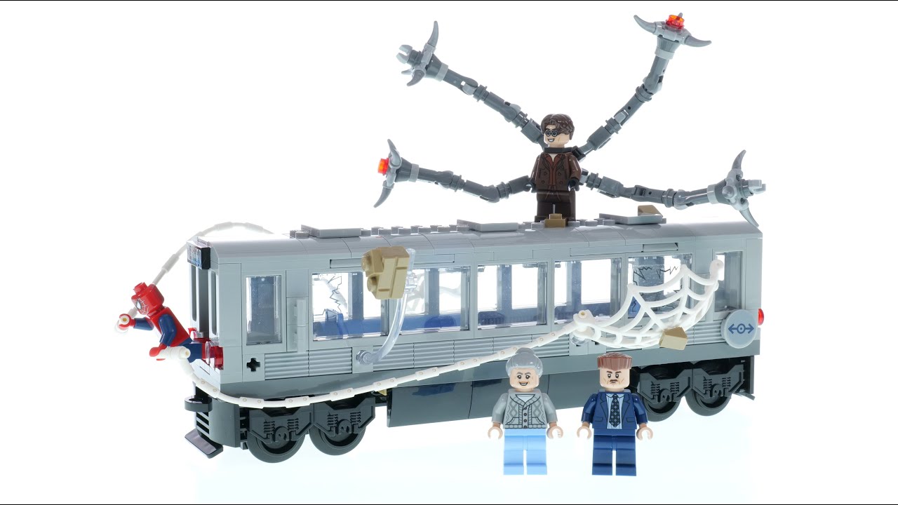 LEGO Marvel 76321 Spider Man vs. Doc Ock : Showdown in der U Bahn