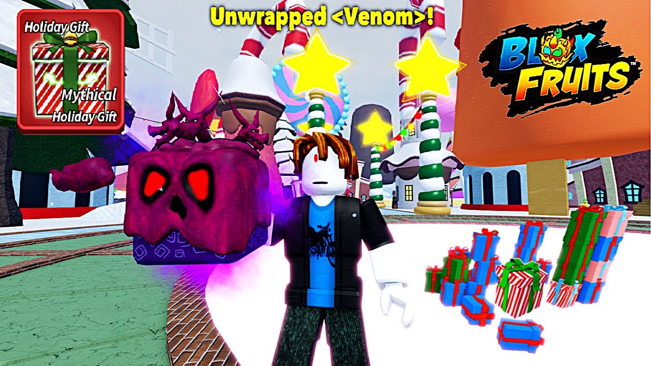 🔴Level 1 NOOB Opened Mythical VENOM in Random Gifts in BLOX FRUITS EVENT🎁