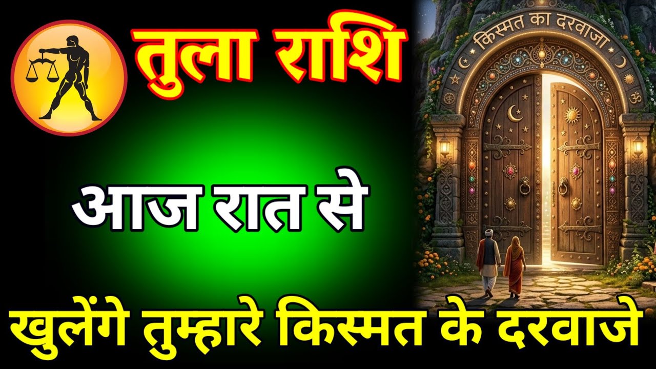 तुला राशि वालों 13 मार्च// आज रात से खुलेंगे किस्मत के दरवाजे सुख समृद्धि का समय शुरू#tularashifal 