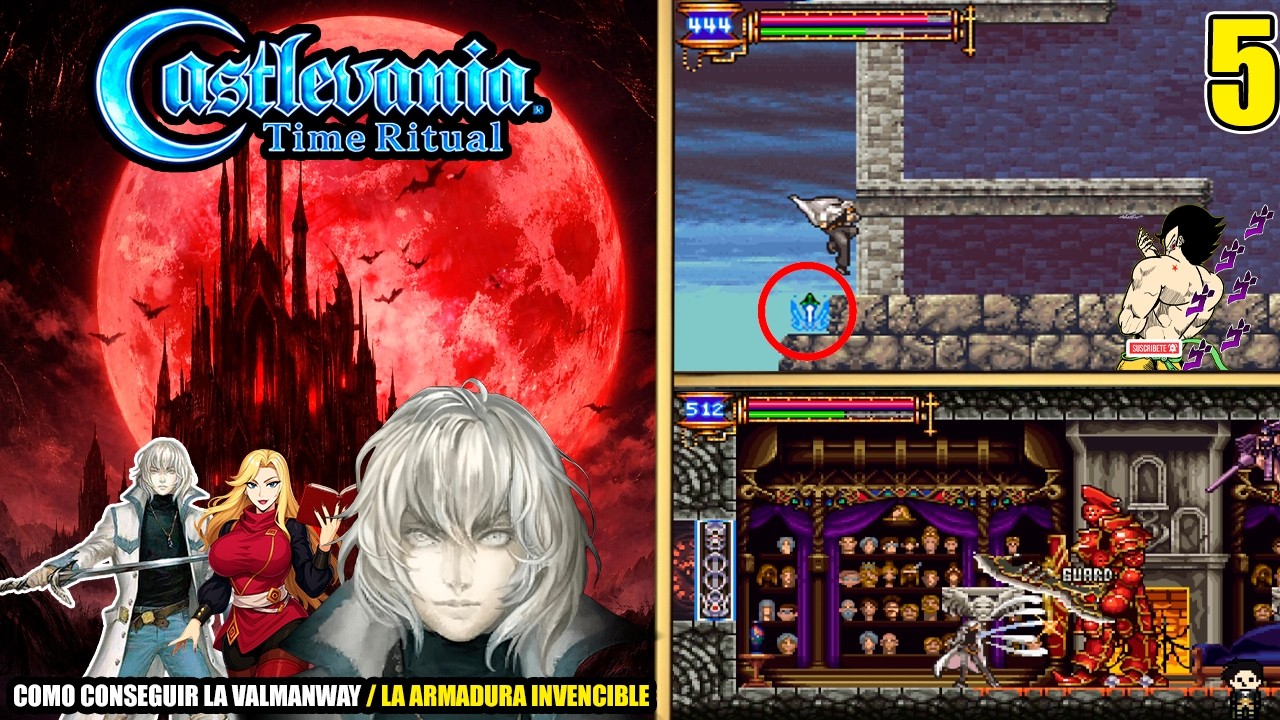 Castlevania: Time Ritual en Español Ep.-05 COMO CONSEGUIR LA VALMANWAY / LA ARMADURA INVENCIBLE