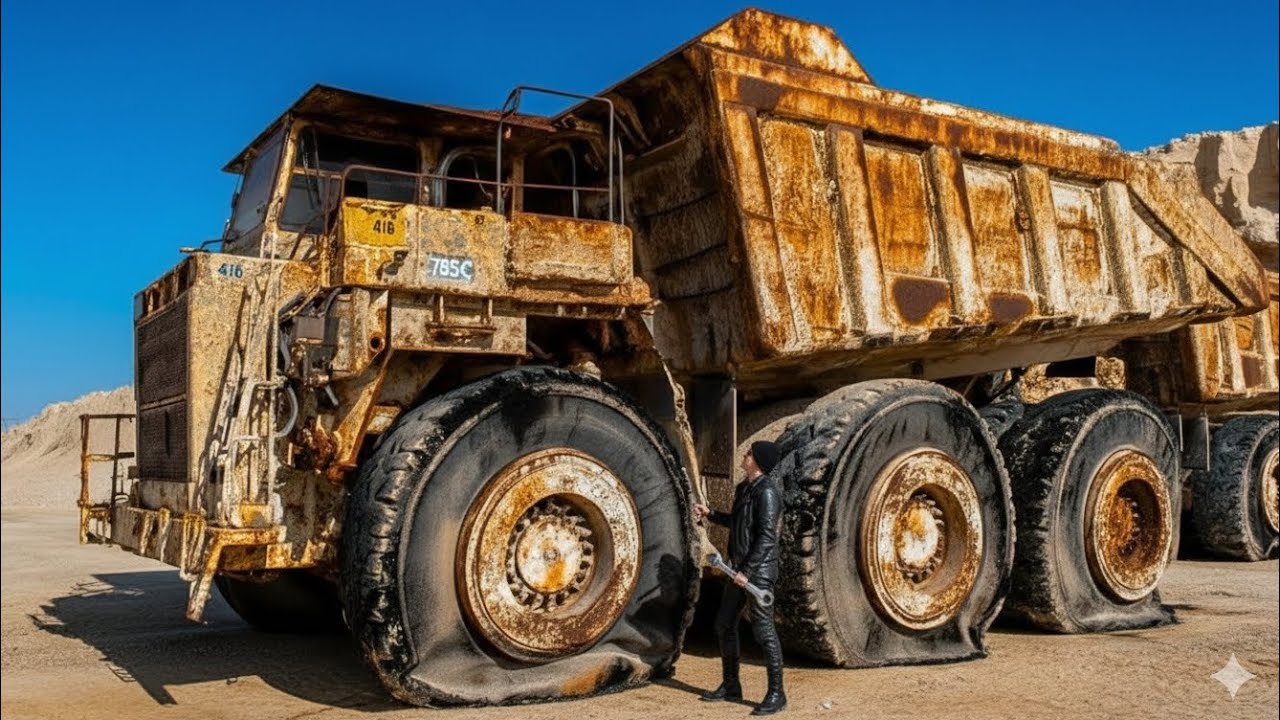 A Man Bought a $7,100 Old MEGA Truck and Restored It Like New