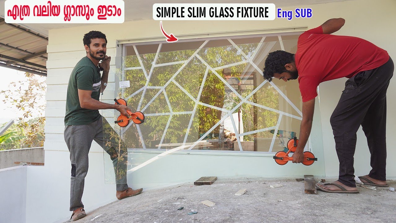 Fixed Glass Installation Using Interlocking Glazing Profile | Fixed Glass Wall | Window Fixed Glass