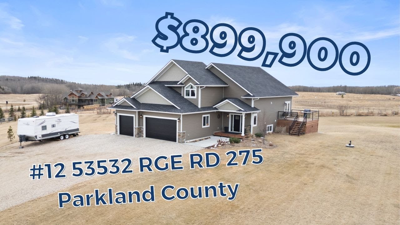 That STUNNING acreage just outside Spruce Grove for $899,900