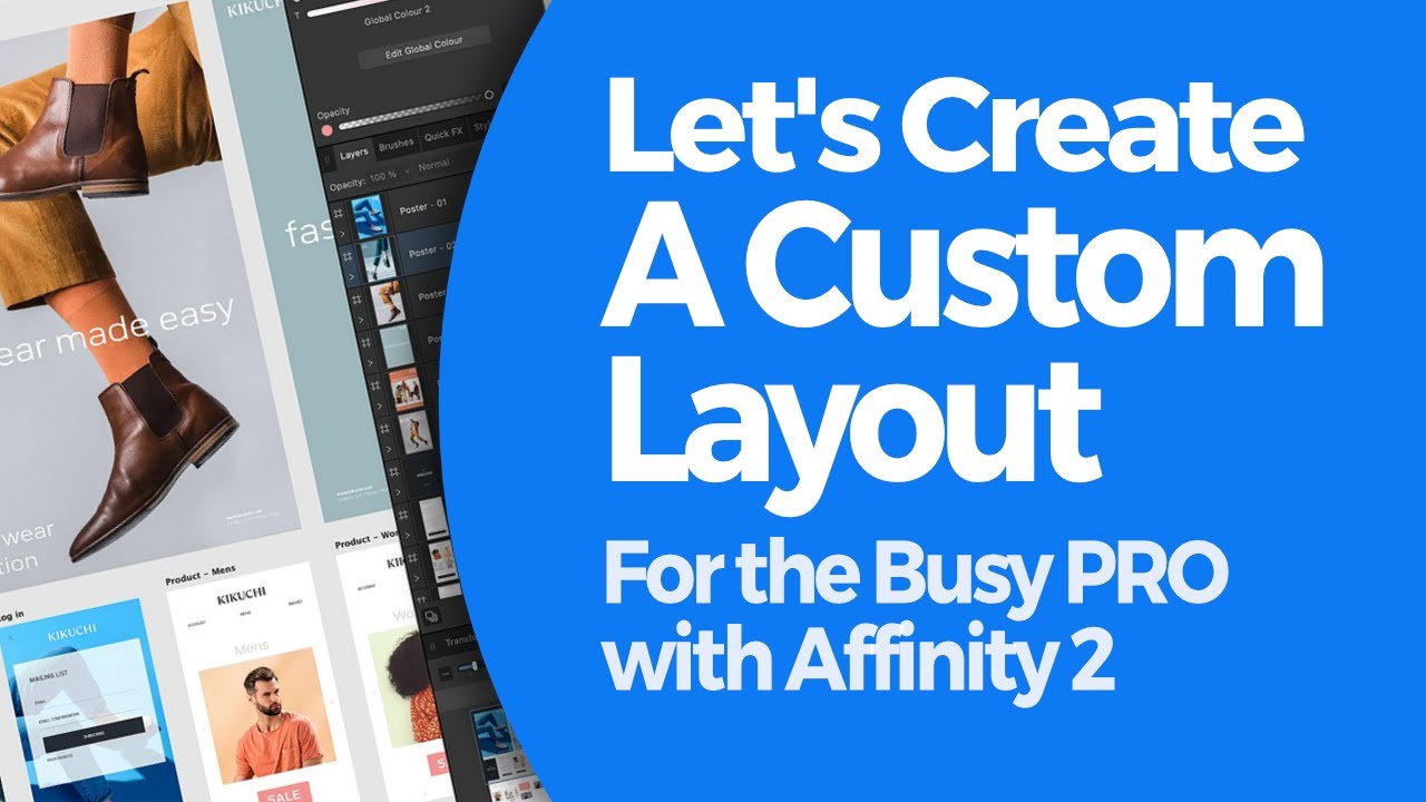 Custom Layout in Affinity Designer 2 for the Busy PRO
