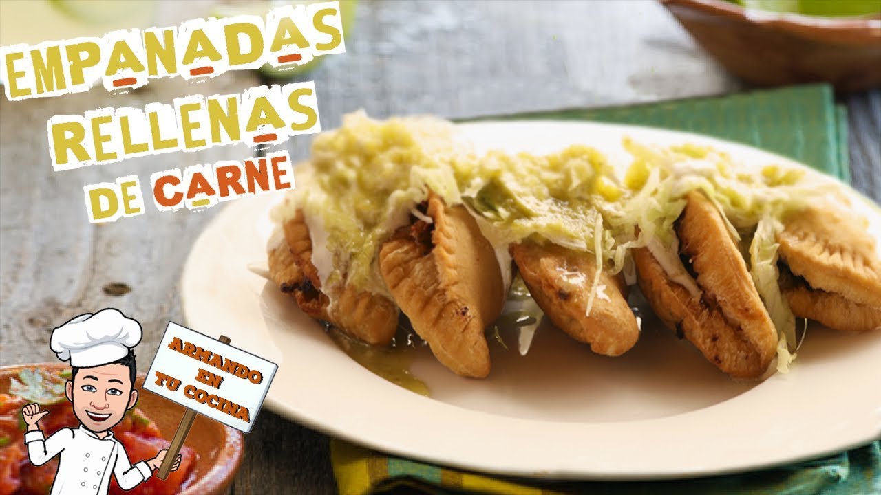 MASA PARA EMPANADAS | RELLENAS DE CARNE | FÁCIL Y DELICIOSA