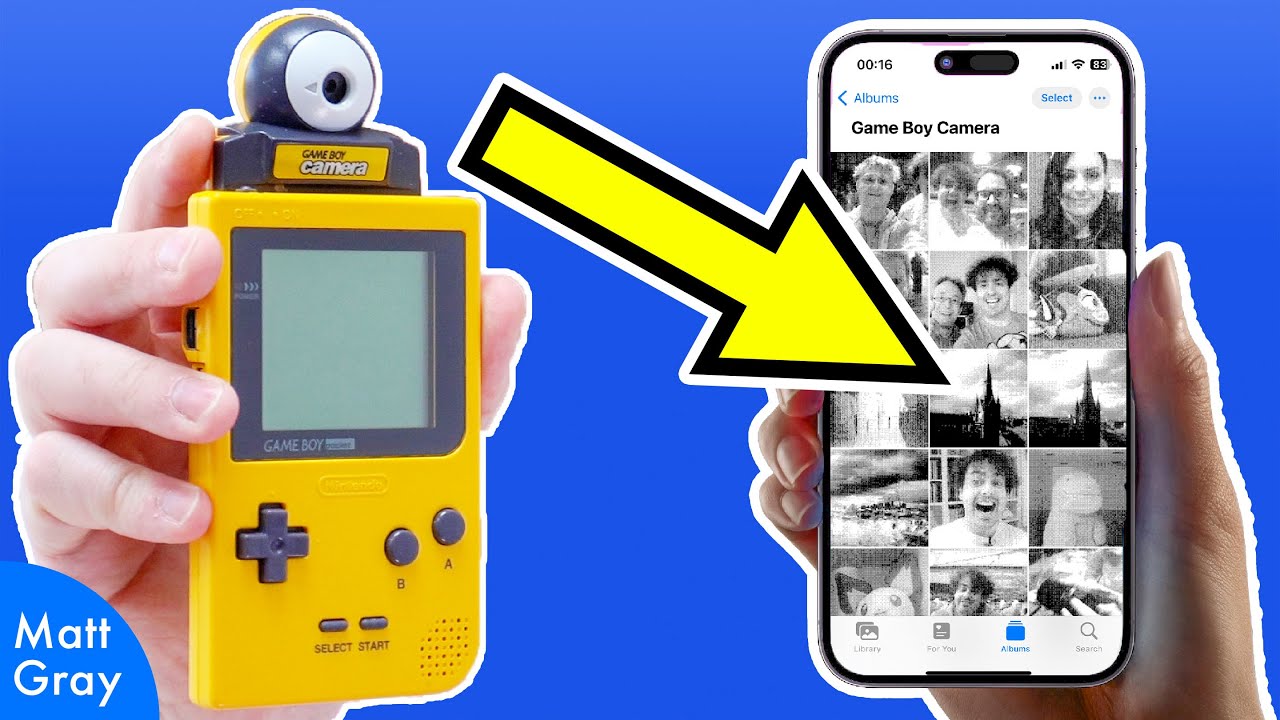 📲 Game Boy Camera Photos on your iPhone or Android‽