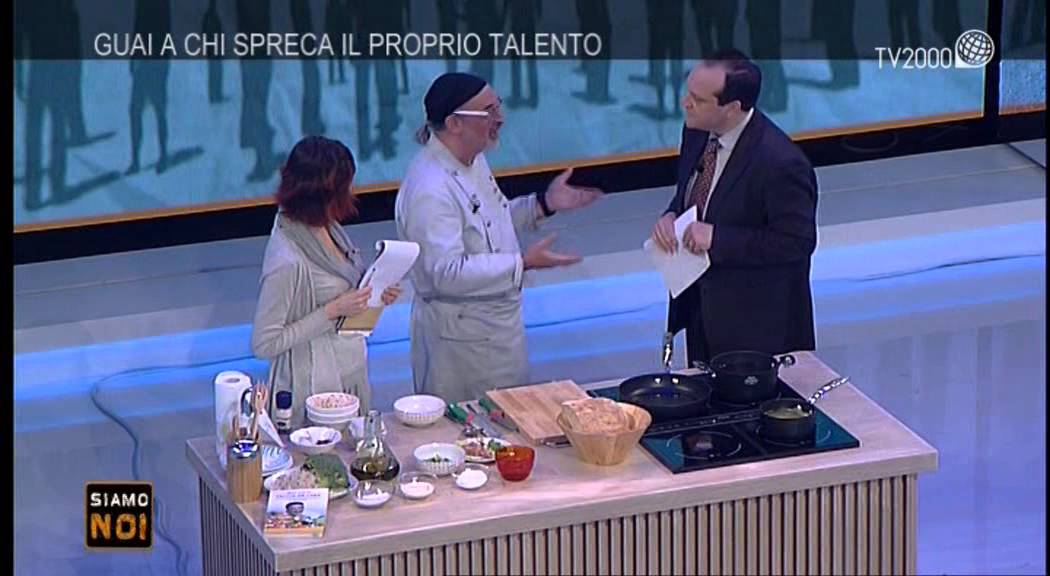 Cucina antispreco con il comico Andy Luotto
