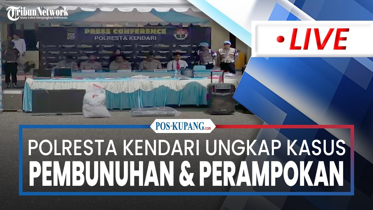 🔴Polresta Kendari Ungkap Kasus Wanita Tewas Dianiaya Pakai Palu usai Dirampok, 2 Pelaku Ditangkap