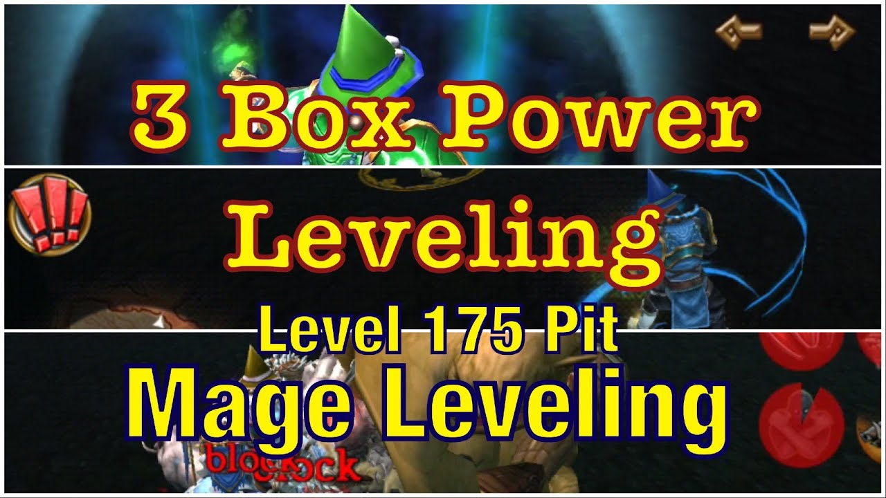 Celtic Heroes | 3 Box Power Leveling | Mage Lvl 170