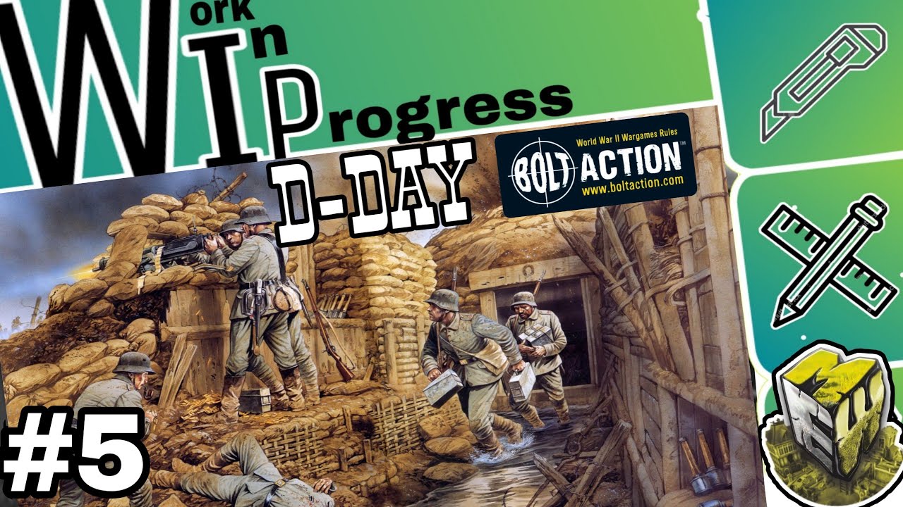 BOLT ACTION: ( D DAY TABLE, TEXTURA AVANZADA Cap #5 ) Como Hacer, How To Make WIP, ESPAÑOL LAT.