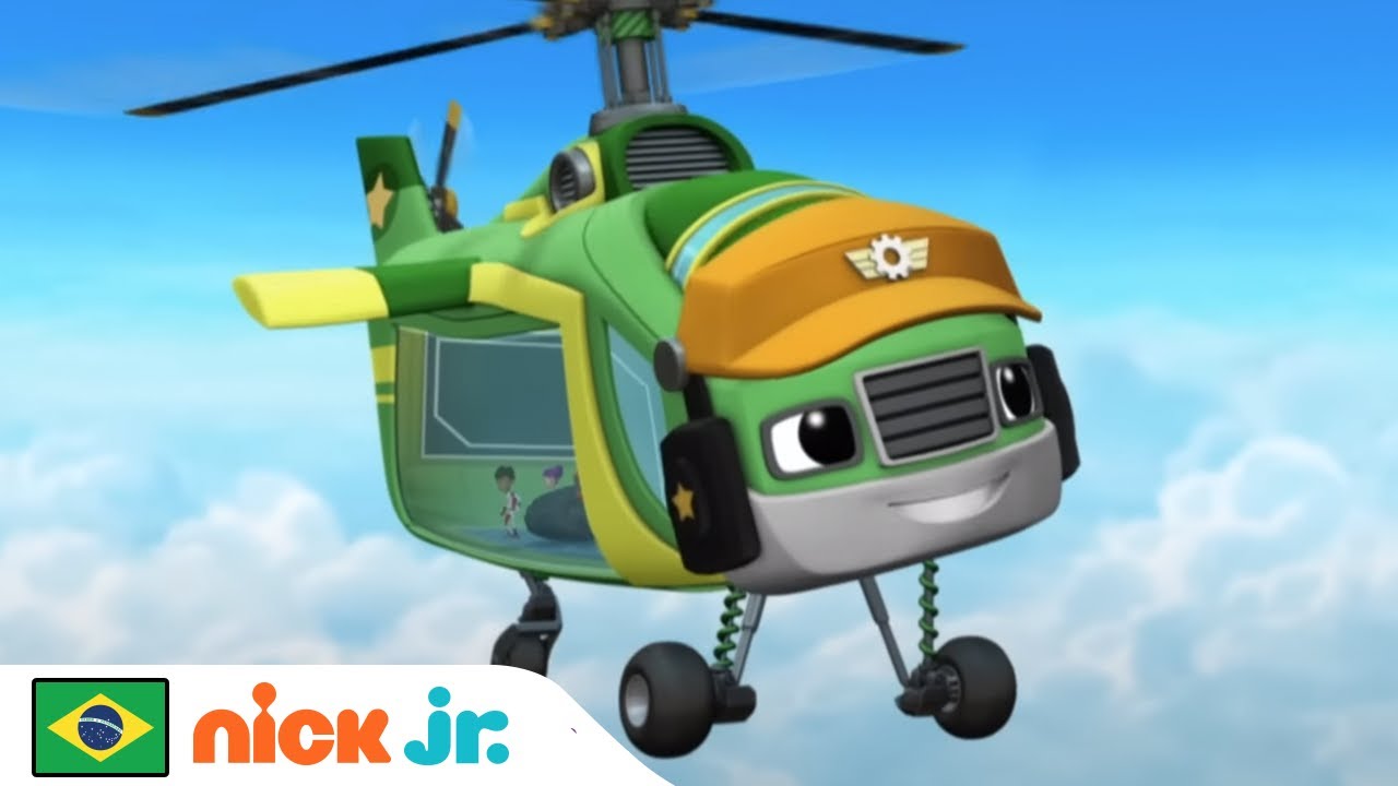 Blaze e os Monster Machines | Resgates e Corridas Aéreas de Blaze | Nick Jr. em Português