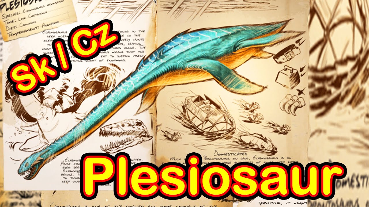 Jak ochočit Plesiosaur - Ark: Survival Evolved Cz / Sk - Tutorial Návod