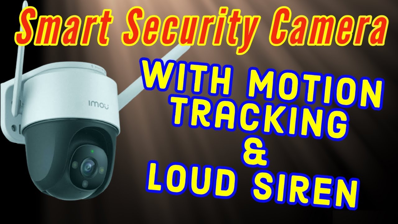Imou Cruiser Full Featured Security Camera with Human Motion Tracking and Siren